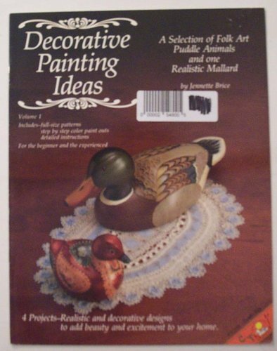 Decorative Painting Ideas DECORATIVE PAINTING Projects Vol 1 Craft Book