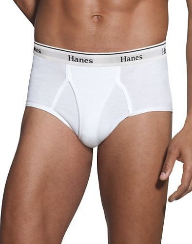 Hanes Briefs 6-Pack Men's Tagless Underwear White ComfortSoft Waistband  Wicking