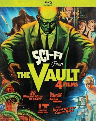 Sci-Fi From the Vault: 4 Films [New Blu-ray] 2 Pack, Mono Sound
