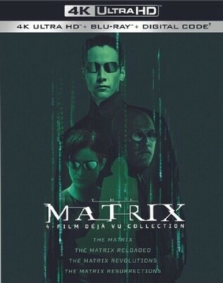 The Matrix: 4-Film Déjà Vu Collection (4K Ultra HD) Mint with sleeve and code