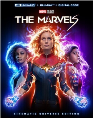 The Marvels [New 4K UHD Blu-ray] With Blu-Ray, 4K Mastering, Ac-3/Dolby Digita