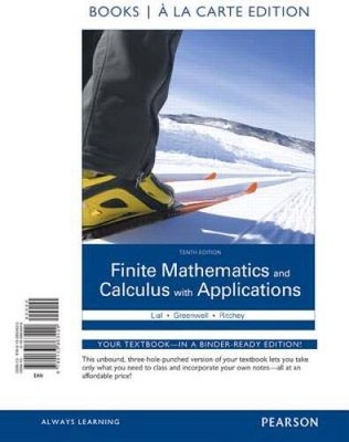 Finite Mathematics and Calculus with Applications Books a la carte Editio - GOOD