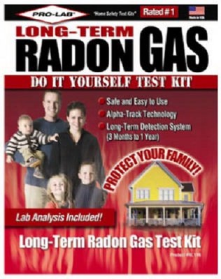 (3) ea Pro-Lab RL116 Long Term Radon Gas Do It Yourself Test Kit  Lab Analysis 