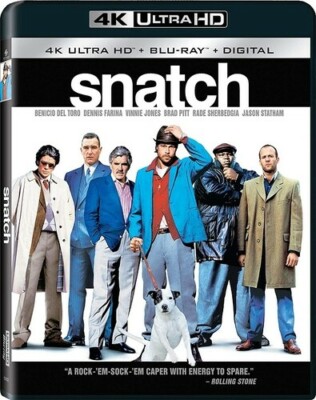 Snatch (4K Ultra HD, 2000) 4K Blu-ray Disc And Cover Art Only, No Case 