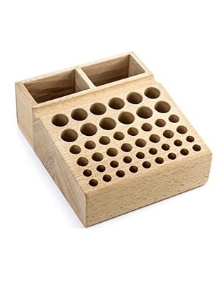Wooden Leather Tool Organizer Box Shelf Holder Leather Craft Tool Storage