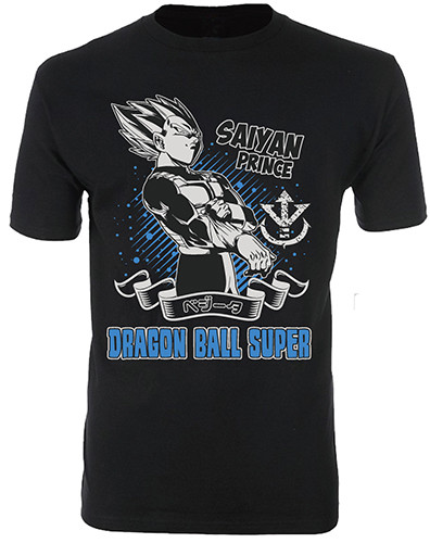 ** Настоящая ** Футболка Dragon Ball Super Saiyan Prince Vegeta Proud Authentic #21069