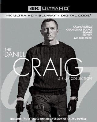 The Daniel Craig 5-Film Collection [New 4K UHD Blu-ray] With Blu-Ray, 4K Maste