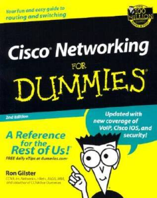 Cisco Networking For Dummies - Paperback By Gilster, Ron - ACCEPTABLE