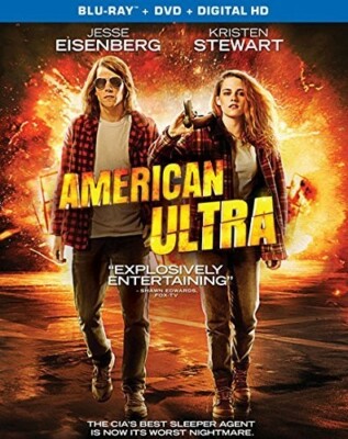 American Ultra (Blu-ray, 2015) Brand New Sealed Look With Free Shipping!!!!!!!!!