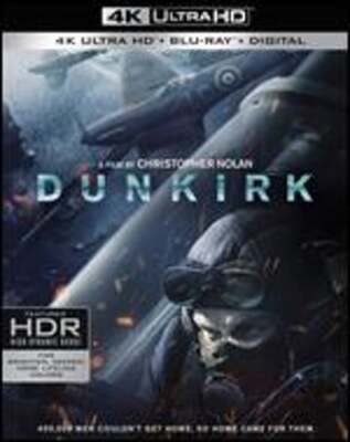 Dunkirk [Includes Digital Copy] [4K Ultra HD Blu-ray/Blu-ray]: Used