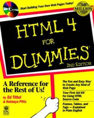 HTML 4 For Dummies - Paperback By Tittle, Ed - GOOD