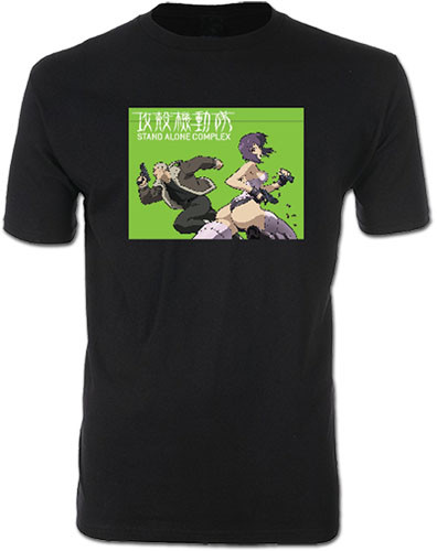 **Легально** Оригинальная футболка Ghost in the Shell от Motoko & Batou Reload #90423