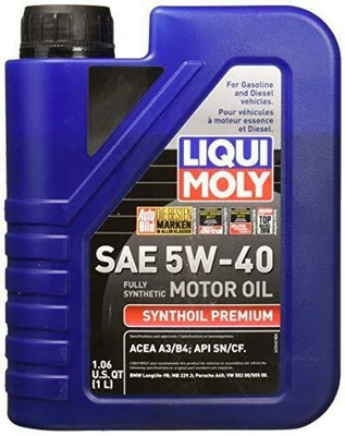 Liqui Moly 2040 Synthoil Premium SAE 5W-40 Motor Oil - 1 Liter