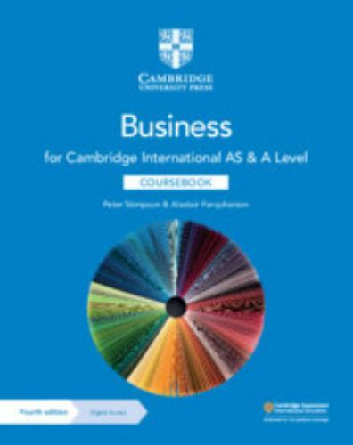 Cambridge International AS & A Level Business Coursebook with Digital Access (2 Years) by Alastair Farquharson and Peter Stimpson (2021, Book, Other) for sale online | eBay Cambridge International AS & A Level Business Coursebook with Digital Access (2 Years) by Alastair Farquharson and Peter Stimpson (2021, Book, Other) for sale online | eBay