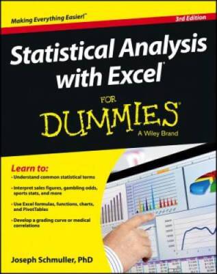 Statistical Analysis with Excel For Dummies - Paperback - GOOD