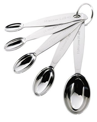 Silver Measuring Spoon Set, Standard