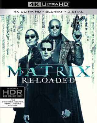 The Matrix Reloaded (4K UHD / Blu-ray) [Region B] [Blu-ray] - DVD - New