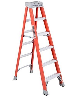 6foot Fiberglass Step Ladder 300pound Capacity Fs1506