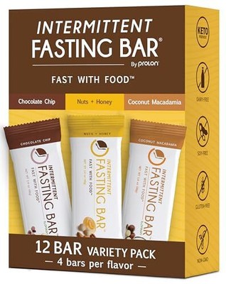 Fast Bars | Keto, Gluten Free, Dairy Free, Plant Based Protein, For Intermitt...