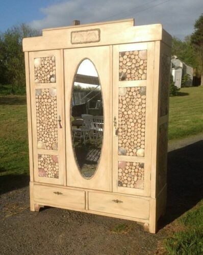 Pine Antique Armoires & Wardrobes