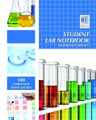 Student Lab Notebook 100 Top Bound Carbonless Duplicate Sets by Hayden-Mcneil