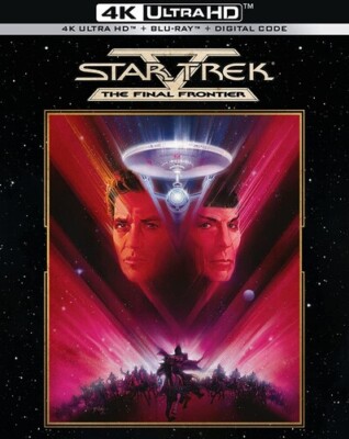 Star Trek V: The Final Frontier [New 4K UHD Blu-ray] With Blu-Ray, 4K Masterin
