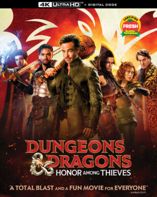 Dungeons & Dragons: Honor Among Thieves [New 4K UHD Blu-ray] 4K Mastering, Ac-