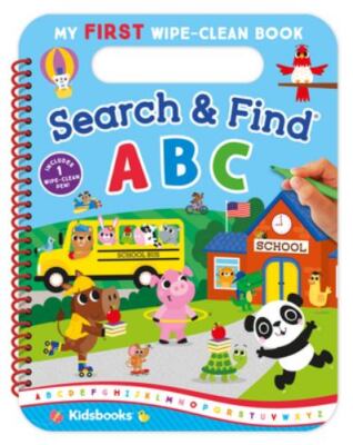 My First Wipe-Clean Book: Search & Find ABC-Includes Wipe-Clean Pen by  in New