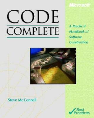 Code Complete (Microsoft Programming) - Paperback By McConnell, Steve - GOOD