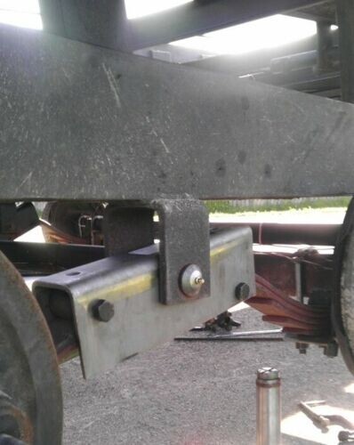 Pair Trailer Suspension Rebuilt Kit Slipper Spring 12" Equalizer Bushings Bolts