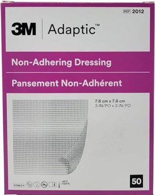 Adaptic Non-Adherent Dressing 3'' x 3'' (Box of 50)