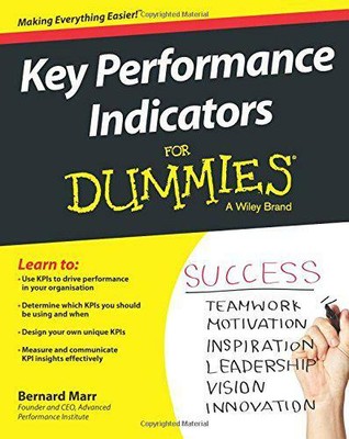 Key Performance Indicators For Dummies by Marr, Bernard, NEW Book, FREE & FAST D