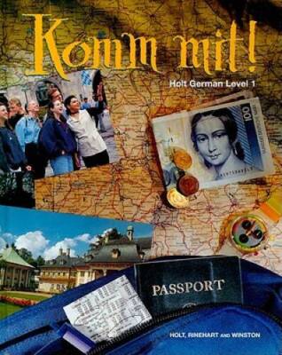 Komm Mit!: Holt German Level 1 - Hardcover - GOOD