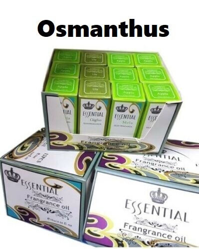 Set 12 Oli Essenziali 10ml Aromaterapia Profumo Ambiente Fragranza Osmanthus dfh