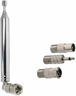 FM Radio Antenna, Ancable Indoor FM Telescopic Antenna 75 Oh