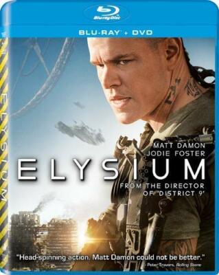 Elysium (Blu-ray/DVD, 2013) NEW