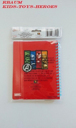 Avengers 3D Journal Writing Book Pages Ruled Kids Toys Pencils Hero Diary Spiral