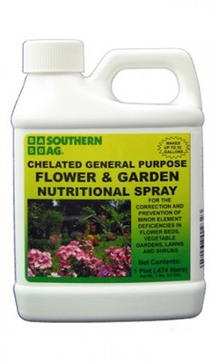 Flower & Garden Nutritional Spray - Flowers, Shrubs, Lawns, Vegetable - 16 oz