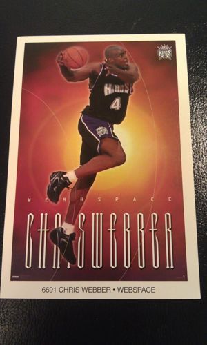 【新品未開封】90s NBAポスター Chris Webber Vintage 90's Chris Webber Magazine Photo Poster NBA