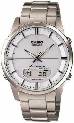 Pre-owned Casio Lineage Lcw-m170td-7ajf Tough Solar Atomic Radio Watch Lcw-m170td-7ajf