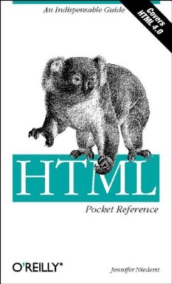 HTML Pocket Reference (Pocket Reference (O'Reilly)) By Jennifer 