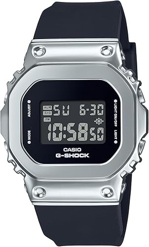 Casio G-SHOCK GM-S5600U-1JF Stainless Steel Case Digital Mid