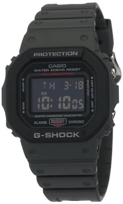 Pre-owned Casio G-shock Digital Black Dial Unisex Dw-5610su-8dr (g1016)