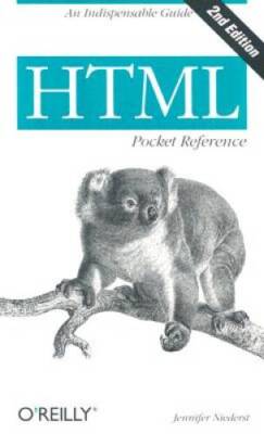 HTML Pocket Reference (2nd Edition) - Paperback - GOOD