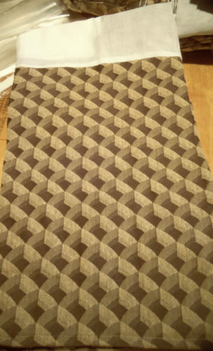 Faldas de cama geométrica de mezcla de algodón