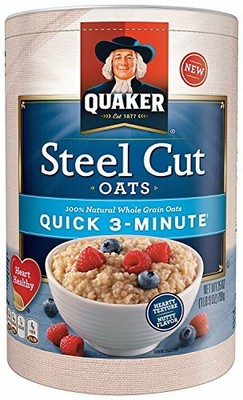 Quaker Steel Cut Quick 3-Minute Oats Non GMO Project ...