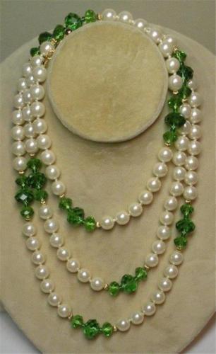 Joan Rivers Yellow Gold Plated Pearl Plastic Fashion Jewelry