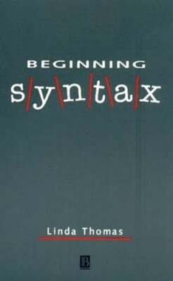 Beginning Syntax by Linda Thomas: New