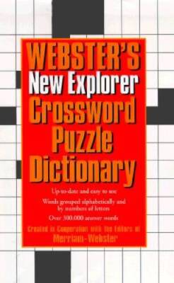 Websters New Explorer Crossword Puzzle Dictionary - Hardcover - VERY GOOD