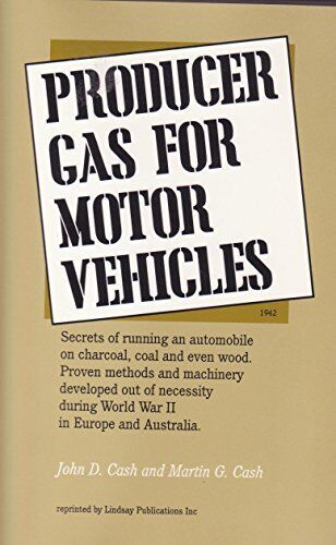 Producer gas for motor vehicles